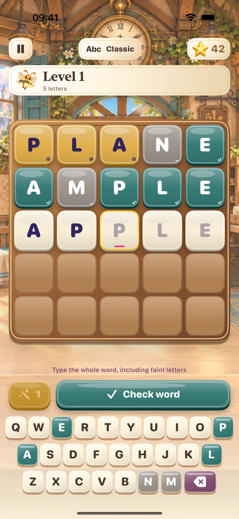 Classic word puzzle in English
